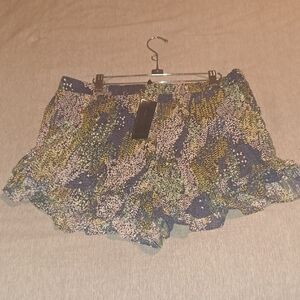 Multicolor Patterned Shorts